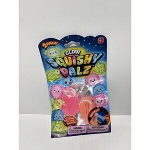 Glow Squishy Palz 2 Pack Jiggly Animal Jiggle Pets Glow in Dark Sensory Toy